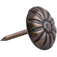 100 unidades Tachuelas de tapicería- metal envejecido- decorativas- para decoración de muebles de madera